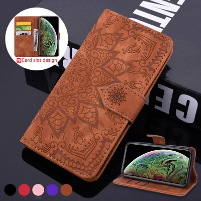 For iPhone 15 16 Pro Max 14 13 12 11 XR Magnetic Leather Wallet Flip Case Cover - Image 1 of 4