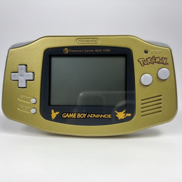 MINT Pokemon Pikachu GameBoy Advance System Yellow & Blue Nintendo GBA Game  boy 45496712877