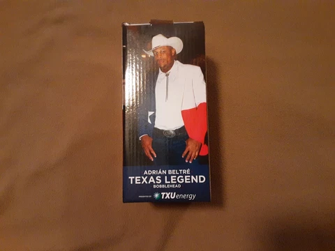 2020 MLB Texas Rangers Adrian Beltre Bobblehead Cover