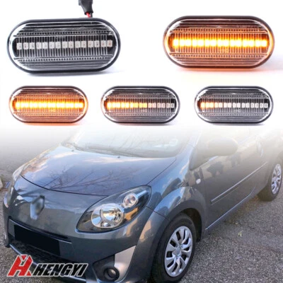 2 CLIGNOTANT LED POUR TWINGO 1 2 3 CLIO 1 2 MEGANE 1 & SCENIC 1 KANGOO 1 2 BLANC - Photo 1/4