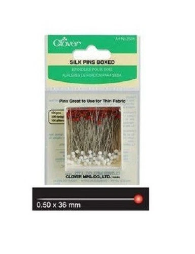 Clover Silk Pins (pk of 100) - image 1 of 1