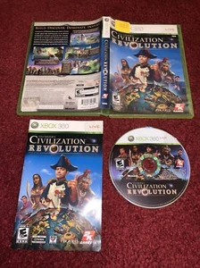 Sid Meiers Civilization Revolution CIB Microsoft Xbox 360-DISC NEAR MINT-TESTED! - Picture 1 of 11