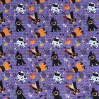 Halloween Dogs Fabric Poly Cotton Fat Quarter