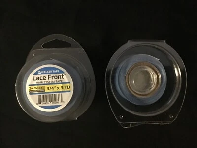 Walker Tape Blue Liner 3/4" x 3 yards roll lace hairpiece wig toupee tape NEW. - Image 1 of 4