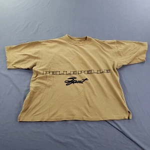 Vintage Pelle Pelle Sport Marc Buchanan Hemd Herren 2XL XXL Gelbgold - Bild 1 von 12