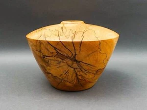 Jarrón de madera convertido en estudio firmado Ron Pessolano (American, 1947-2017) - Imagen 1 de 8