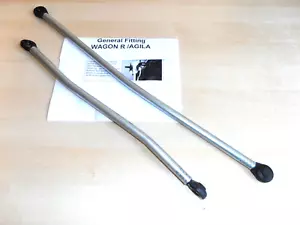 SUZUKI WAGON R 1997-2012 WIPER MOTOR LINKAGE PUSH ROD KIT WipexKit No166 UKmade - Picture 1 of 3