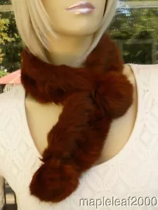 REAL RABBIT Fur BOA Scarf ~*NEW*~ - Picture 1 of 3