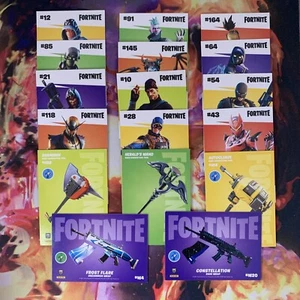 Fortnite trading cards lot (17 Cards) mint series 1 - Picture 1 of 3