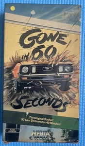 Gone In 60 Seconds (1974) 1984 VHS Media Home Entertainment 97 Minutes PG - Picture 1 of 13