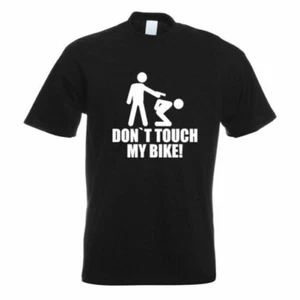Ne Touchez Pas À Mon Vélo ! T-Shirt Motif Imprimé Funshirt Design Impression - Imagen 1 de 19
