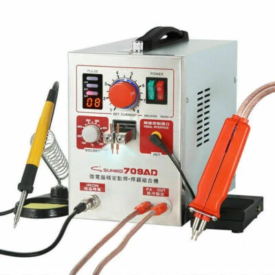 SUNKKO 709AD Batería Soldadora por Punto Soldadora por Pulso 18650 Batería con Pluma 70B Foto 1 de 4