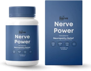 ✨ Nerve Power Nerve Supplement R Alpha Lipoic Acid 600mg - Neuropathy Relief fo. - Picture 1 of 5
