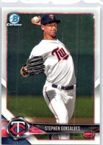 2018 Bowman Chrome Prospect Stephen Gonsalves Minnesota Twins #BCP90 - Picture 1 of 2