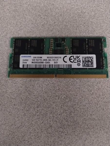 SAMSUNG 16GB PC5-38400 DDR5 4800 MHz SODIMM Laptop Memory M425R2GA3BB0-CQK - Photo 1/1