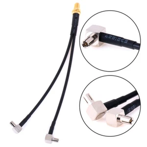 15cm SMA Female To 2 x TS9 Male Plug Y Splitter Combined Pigtail Cable RGSEZ8 - Afbeelding 1 van 11