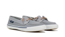 grey sperry boat shoes womens