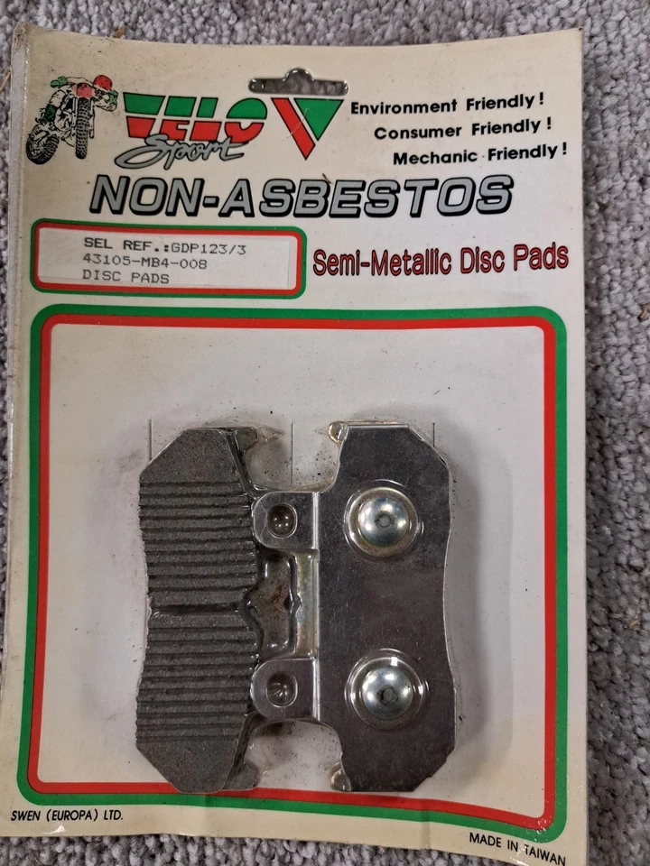 FA69/3 GESINTERTE BREMSBELÄGE CBR 600 CBX VT VFR 750 VF 1000 1100 GL 1200 1500 - Bild 1 von 4