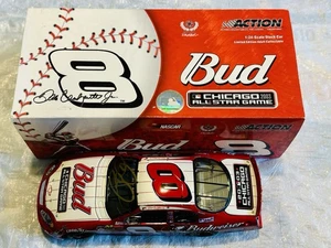 DALE EARNHARDT JR SIGNED 2003 MLB ALL STAR GAME NASCAR 1/24 CAR!!!! - Picture 1 of 5