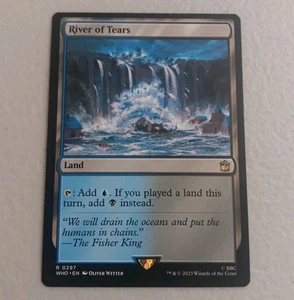 River of Tears - Doctor Who Commander Magic The Gathering Casi Nuevo  - Imagen 1 de 2