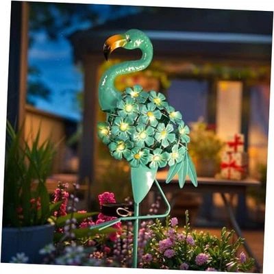  Luces solares de jardín Flamenco regalos para mamá, jardín exterior Robin azul huevo Foto 1 de 4