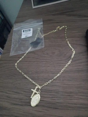 Nuevo Collar JTV#392:17" Amarillo Eterno Nuestra Señora de Guadalupe Foto 1 de 3