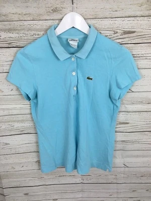 Women's Lacoste Polo Shirt - UK10 - Turquoise - Great Condition - image 1 of 3