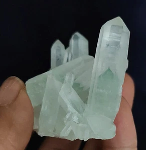 105 g Top Raro Hermoso Fantasma Verde “Pirámide” Cuarzo Cristal Racimo Espécimen 1 - Imagen 1 de 12