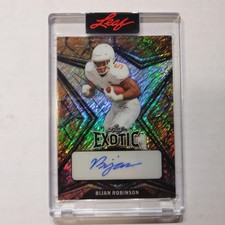 2022 Leaf Exotic - Bijan Robinson - Turtle Shell Auto - 3/5 - Leaf Sealed