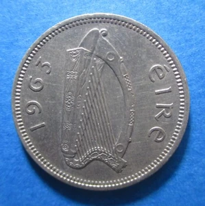 IRELAND REPUBLIC SHILLING 1963 KM 14a #8080# - Picture 1 of 3