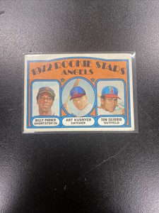1972 Topps Billy Parker Art Kusnyer Tom Silverio #213 Rookie RC Set Break