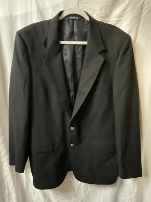 Blazer negro vintage de Burberry Burberry, botones con logotipo dorado talla pecho 46 Foto 1 de 4