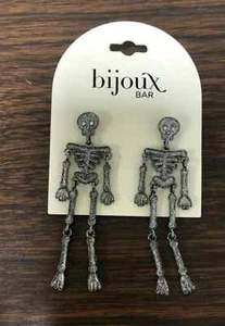 Bijoux Bar Skeleton Earrings - Picture 1 of 4