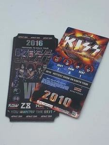 TWO SOUVENIR LIMITED EDITION PASSES FROM ESTATE OF PAUL STANLEY KISS BAND PROOF - Picture 1 of 3