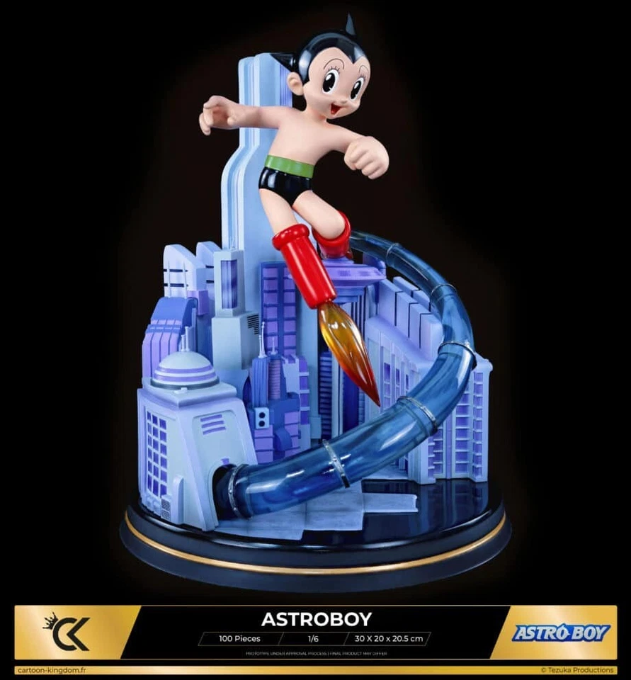CARTOON KINGDOM STATUE EN RESINE - Astro Boy day Version - Astro le Petit Robot - Mighty Atom