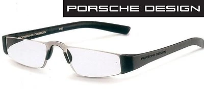 Porsche Design P 8801 A schwarz Lesebrille nur Fassung Halbbrille vom Optiker - Bild 1 von 2
