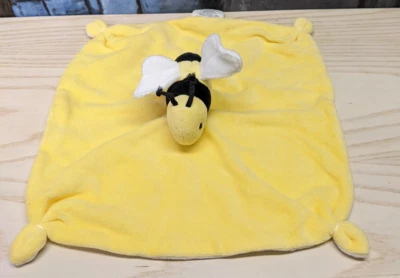 Burts Bees Lovey Bumble Bee Manta de Seguridad para Bebé Amarillo Negro Algodón Orgánico Foto 1 de 4