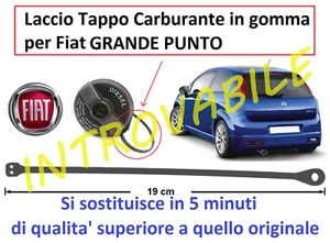Laccetto Filo Cordino Cavetto per Tappo Serbatoio FIAT Grande Punto  - Zdjęcie 1 z 10