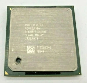 INTEL PENTIUM 4 SL6WK - 3,00GHz / 512 KB / 800MHz -  Sockel PGA478 #612 - Bild 1 von 2