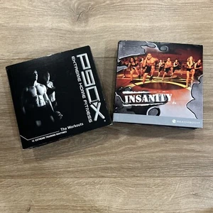 P90X / Insanity Home Fitness Workouts Complete 12 Disc DVD Sets Beachbody - Picture 1 of 5