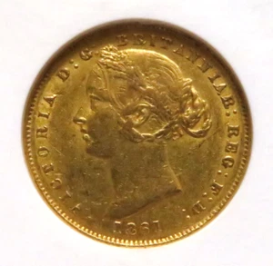 Australia. 1861 Sydney Mint - Sovereign.. gVF/aEF - Much Lustre.. NGC AU53 - Picture 1 of 5