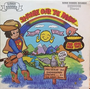 Dave Ferguson-Somewhere Over The Rainbow 1976 Bluegrass Vinyl Record - Picture 1 of 2