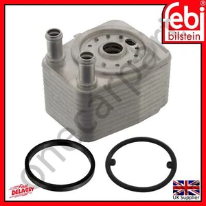 Oil Cooler and Gaskets Febi 100746 For Audi A2 A3 A4 A5 A6 Q5 Q7 TT Quattro - Picture 1 of 7