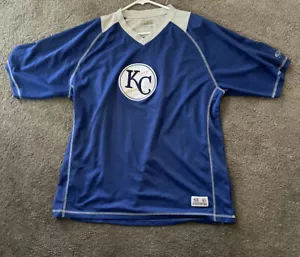 MAGLIA PULLOVER ORIGINALE MLB KANSAS CITY ROYALS POLO POLY’ TAGLIA XL - spedizione gratuita - Foto 1 di 3