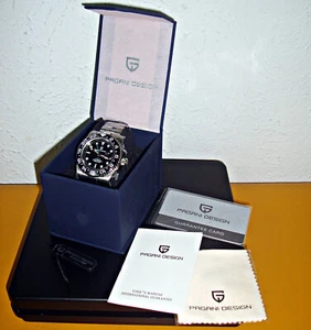 PAGANI DESIGN V3 VERSION GMT WATCHES MEN'S LUXURY SAPPHIRE AUTO MECHANICAL WATCH - Picture 1 of 6