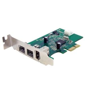StarTech PEX1394B3LP StarTech 3 Port 2b 1a Low Profile 1394 PCIE FireWire - Picture 1 of 8