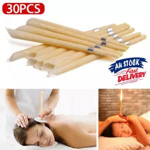 30x Ear Wax Remover Candle Hopi Removal Candles Coning Removal Natural Candling - Picture 1 of 12