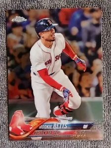 2018 Topps Chrome Mookie Betts #183 🔥📈 MVP Season & WS Championship 🔥📈 - Picture 1 of 2