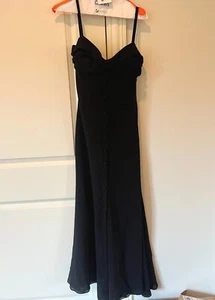 Gianni Versace S/S 1996 Runway Maxi Dress - Black, Size 6 - Picture 1 of 8