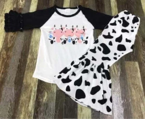 Cow Top and Belle Bottom Set A - Picture 1 of 1